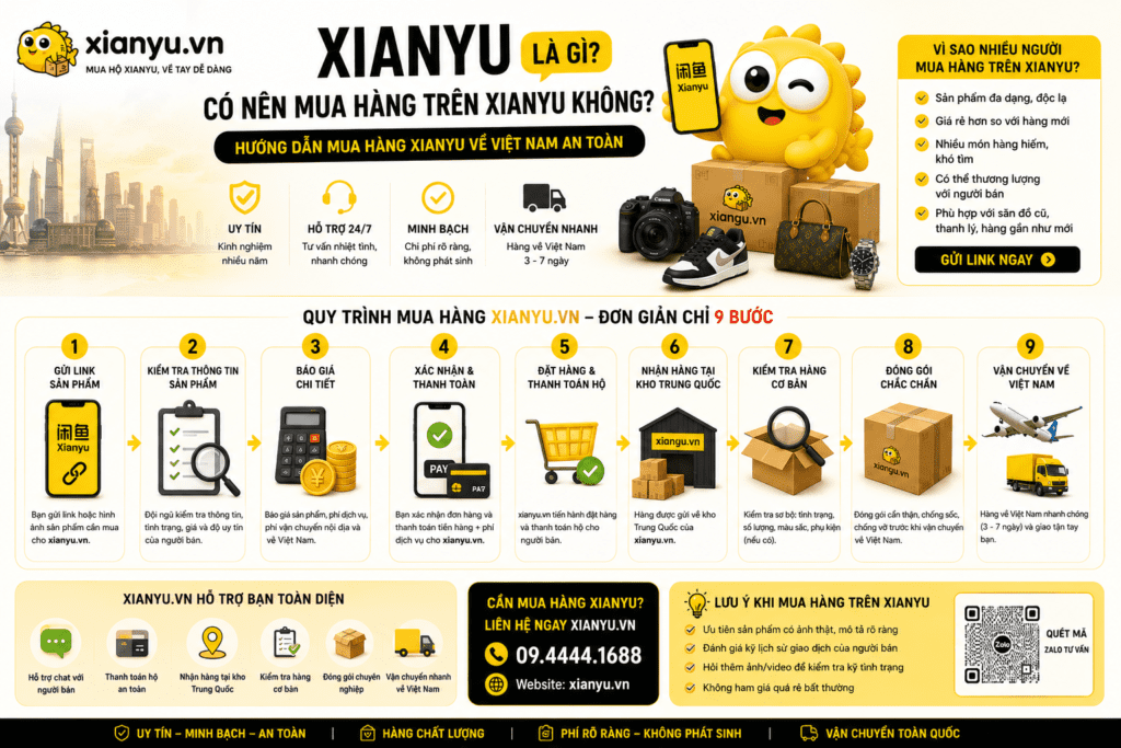 có nên mua hàng xianyu không