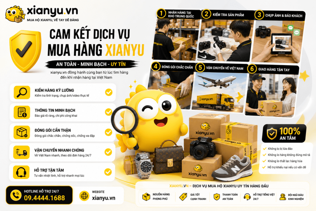 dịch vụ mua hàng xianyu xianyu.vn