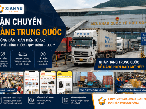 hướng dẫn vận chuyển hàng Trung Quốc về Việt Nam