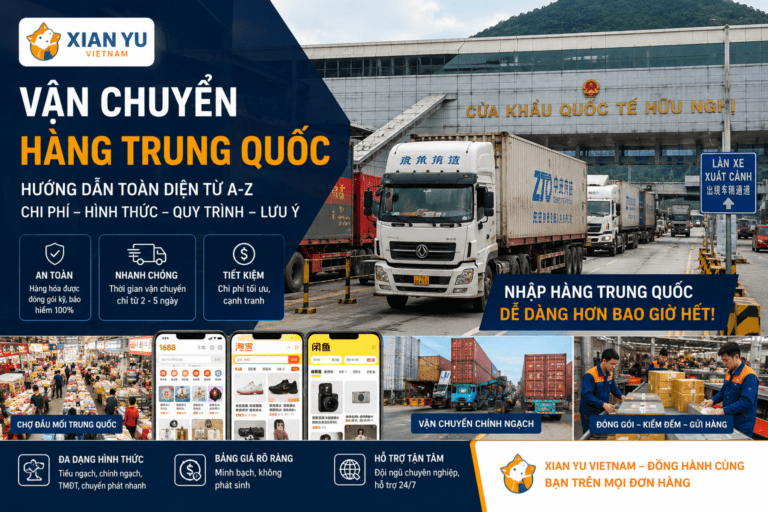 hướng dẫn vận chuyển hàng Trung Quốc về Việt Nam