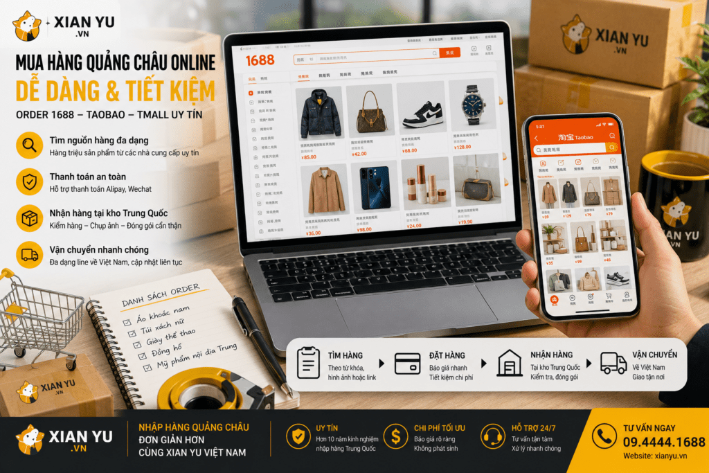 mua hàng quảng châu online qua các sàn tmđt