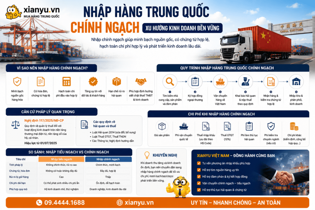 nhập hàng trung quốc chính ngạch