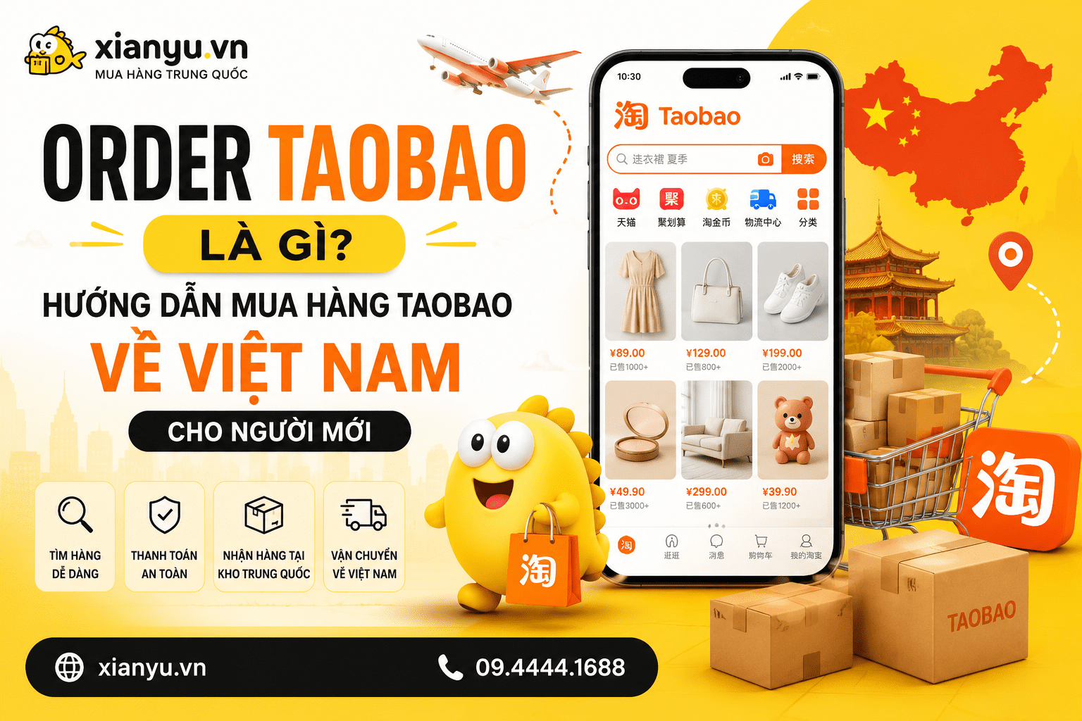 order taobao là gì, hướng dẫn order taobao